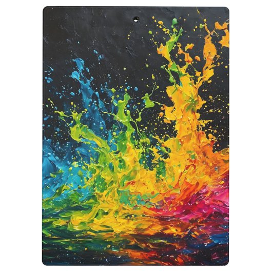 Porte-bloc Paint coloré (Dos)