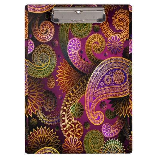Porte-bloc Paisley Purple (Devant)