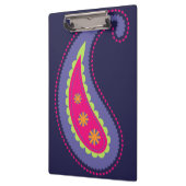 Porte-bloc Paisley violet rose (Gauche)