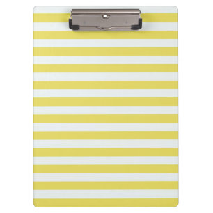 Porte-bloc Pale Gold et White Stripes par Shirley Taylor