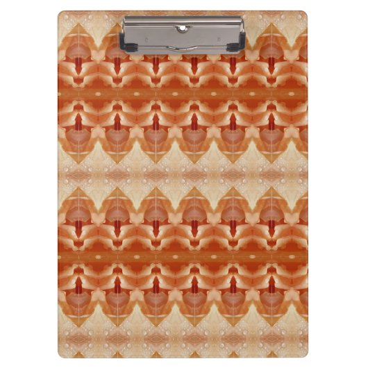 Porte-bloc Pale Peachy Ikat 3 (Devant)
