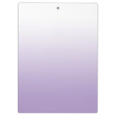 Porte-bloc Pale Purple Gradient Professeur Personnalisé (Dos)