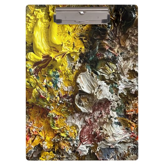 Porte-bloc Palette de l'artiste #1 (Devant)