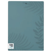 Porte-bloc Palm ombragé Turquoise (Dos)