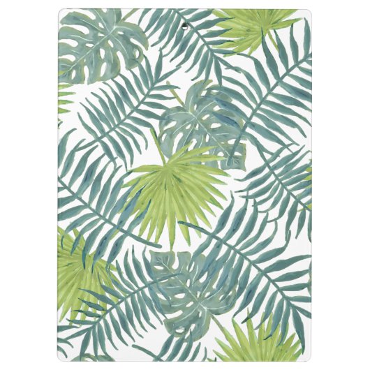 Porte-bloc Palm Tree Fronds Peinture hawaïenne (Dos)