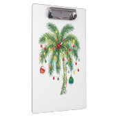 Porte-bloc Palmier de Noël tropical avec lumières et ornam (Swatch)