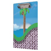 Porte-bloc Palmiers de jeux vidéo vintage. (Gauche)