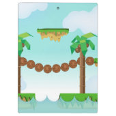 Porte-bloc Palmiers de jeux vidéo vintage. (Dos)