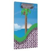 Porte-bloc Palmiers de jeux vidéo vintage. (Swatch)