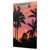 Porte-bloc Palmiers silhoués, Hawaï (Gauche)