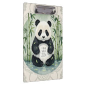 Porte-bloc Panda Chubby de grande taille assise dans une pose (Swatch)