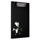 Porte-bloc Panda géant mange du bambou noir (Swatch)