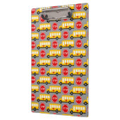 Porte-bloc Panneau Bus scolaire et arrêt (Gauche)