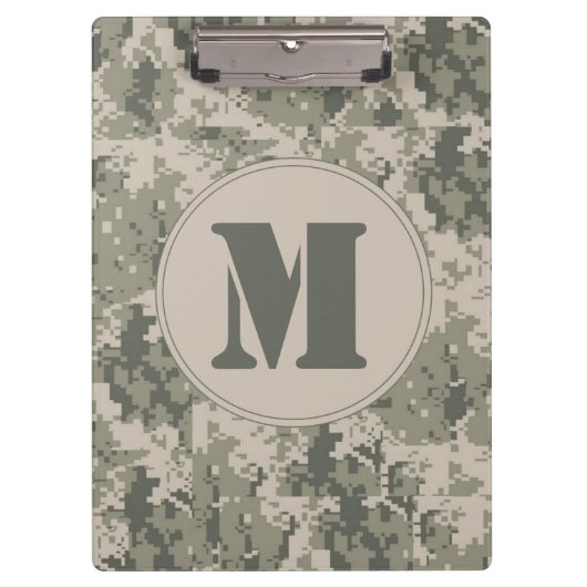 Porte-bloc Panneau d'agrafe d'initiale de monogramme de (Devant)