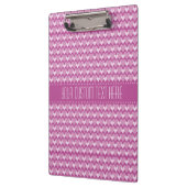 Porte-bloc Panneau de message personnalisé Pink Hearts (Gauche)