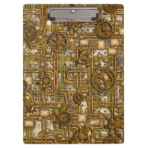 Porte-bloc Panneau de Steampunk - Équipements et tuyaux - Lai