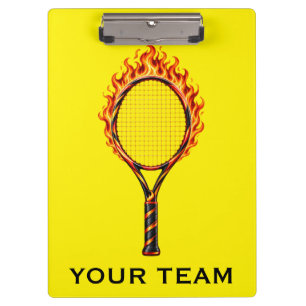 Porte-bloc Panneau d'équipe de tennis
