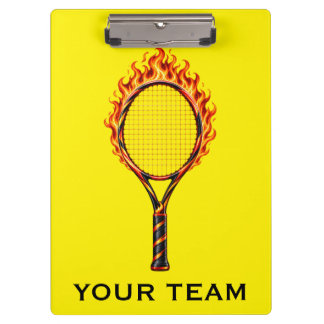 Porte-bloc Panneau d'équipe de tennis