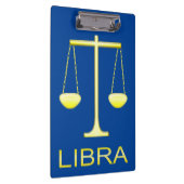 Porte-bloc Panneau étoile Balance dorée de Libra (Swatch)