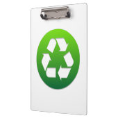 Porte-bloc Panneau Recyclage vert (Gauche)