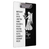 Porte-bloc Panneau Virgo Zodiac Porte - bloc noir et blanc (Swatch)