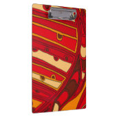 Porte-bloc Panneaux oranges abstraits (Swatch)