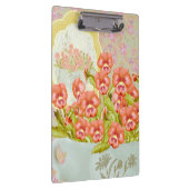 Porte-bloc Pansies dans un bol (Swatch)