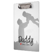 Porte-bloc Papa, première fête des pères, premier père heureu (Gauche)