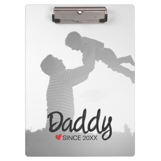 Porte-bloc Papa, première fête des pères, premier père heureu (Devant)