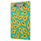 Porte-bloc Papaya slices on turquoise (Gauche)