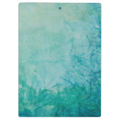 Porte-bloc Papier avec l'abrégé sur bleu, vert, et noir (Dos)