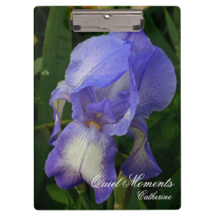 Porte-bloc Papier Collant Macro Photo Fleur Art Nature Iris B