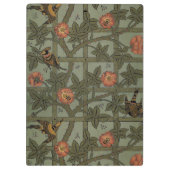 Porte-bloc Papier peint en treillis de William Morris (Dos)