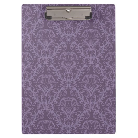Porte-bloc Papier peint floral pourpre 2 (Devant)