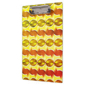 Porte-bloc papier peint rétro orange 1970 (Gauche)