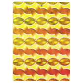 Porte-bloc papier peint rétro orange 1970 (Dos)