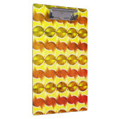 Porte-bloc papier peint rétro orange 1970 (Swatch)