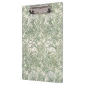 Porte-bloc Papier peint tulipe classique vert de William Morr (Gauche)