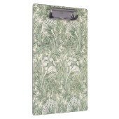 Porte-bloc Papier peint tulipe classique vert de William Morr (Swatch)