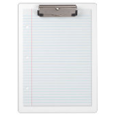 Porte-bloc Papier rayé (Devant)