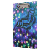 Porte-bloc Papillon bleu magique (Gauche)