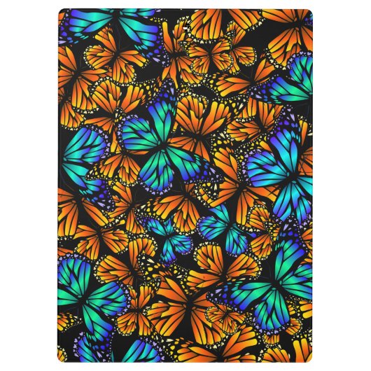 Porte-bloc Papillon bleu Orange Hive | Porte - bloc papillon (Dos)