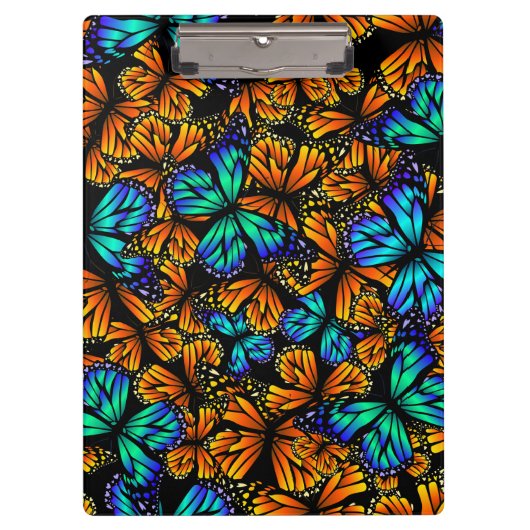 Porte-bloc Papillon bleu Orange Hive | Porte - bloc papillon (Devant)