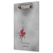 Porte-bloc 	Papillon cramoisi Bloom bloc-notes  (Gauche)