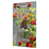 Porte-bloc Papillon monarque sur le papillon rouge Bush (Gauche)