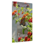 Porte-bloc Papillon monarque sur le papillon rouge Bush (Swatch)