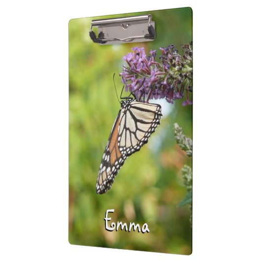 Porte-bloc Papillon Monarque sur papillon pourpre Bush (Gauche)