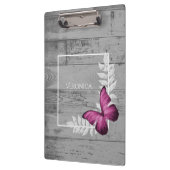 Porte-bloc Papillon rose Porte - bloc rustique (Gauche)