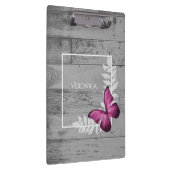 Porte-bloc Papillon rose Porte - bloc rustique (Swatch)