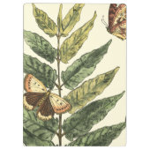 Porte-bloc Papillons et Feuilles avec cadre noir (Dos)